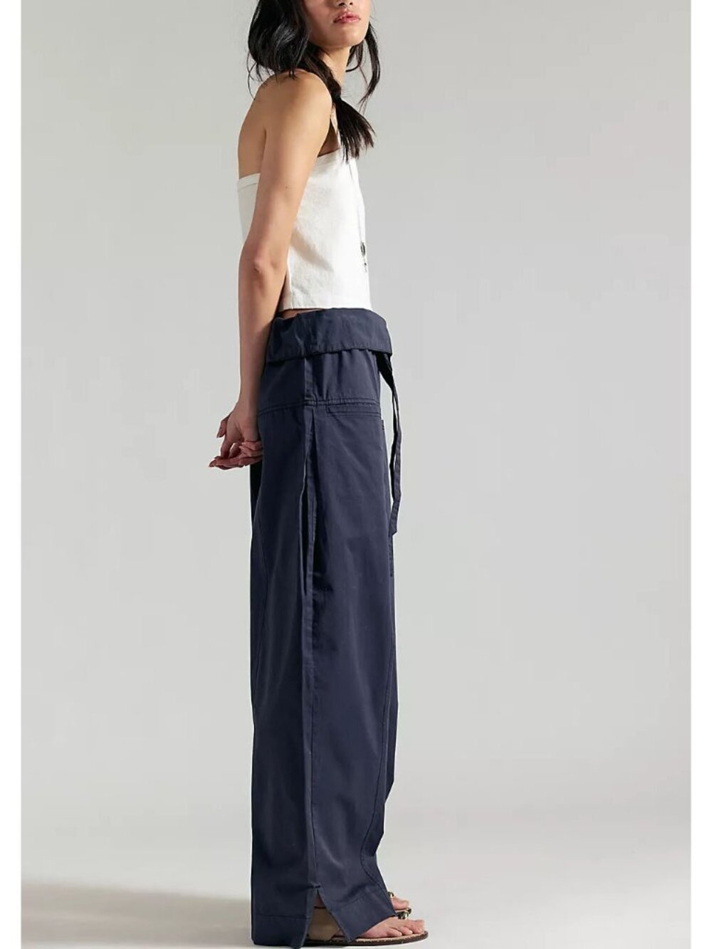 FREE PEOPLE Fisherman Pants / Washed Black - Picture 3 of 11